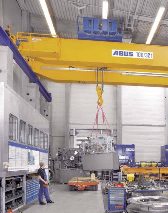 опорный  предвижной двухбалочный кран ABUS